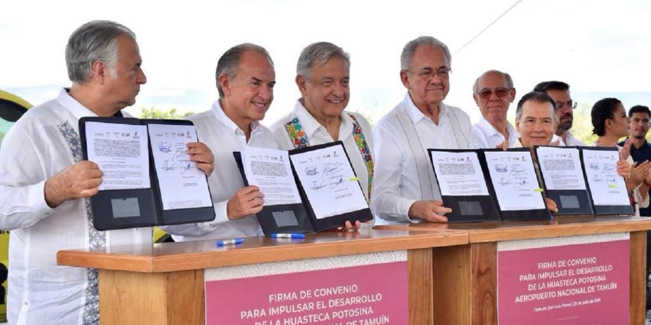 Ampliarán y modernizarán aeropuerto de Tamuín en San Luis Potosí.