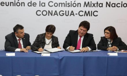 Conagua y CMIC firman acuerdos