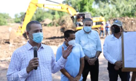 Inician construcción del Colector Norte de Guamúchil y entregan infraestructura en Sinaloa.