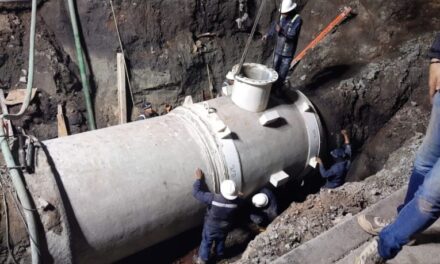 Presenta 65% de avance reparación del acueducto Los Reyes-Ferrocarril en el Estado de México