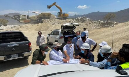 Supervisan avances de la carretera Barranca Larga – Ventanilla