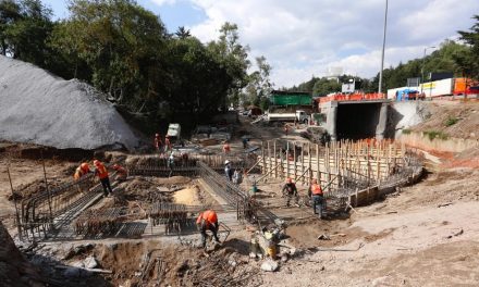 Avances de la construcción del puente vehicular Chamixto