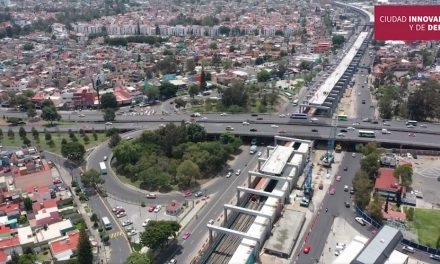 Supervisa Claudia Sheinbaum avances del Trolebús Elevado