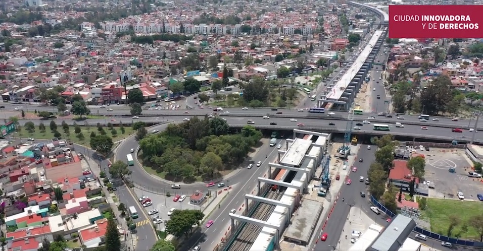 Supervisa Claudia Sheinbaum avances del Trolebús Elevado