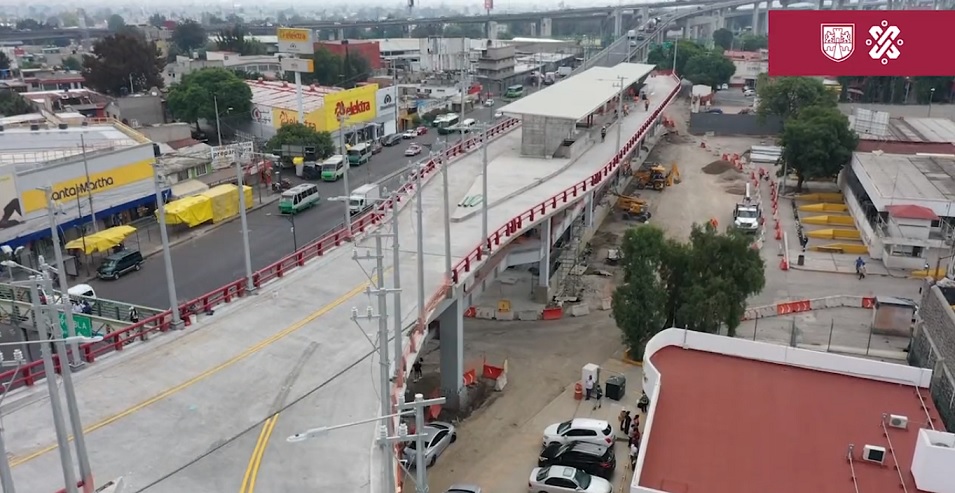 Supervisa Claudia Sheinbaum avances del Trolebús Elevado