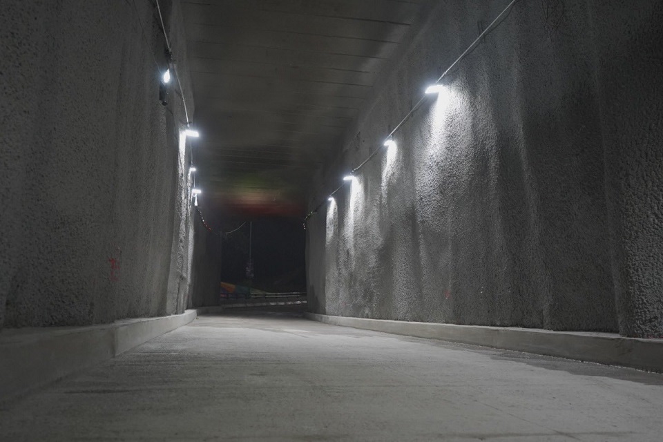 Entrega Claudia Sheinbaum paso a desnivel Chamixto en Cuajimalpa