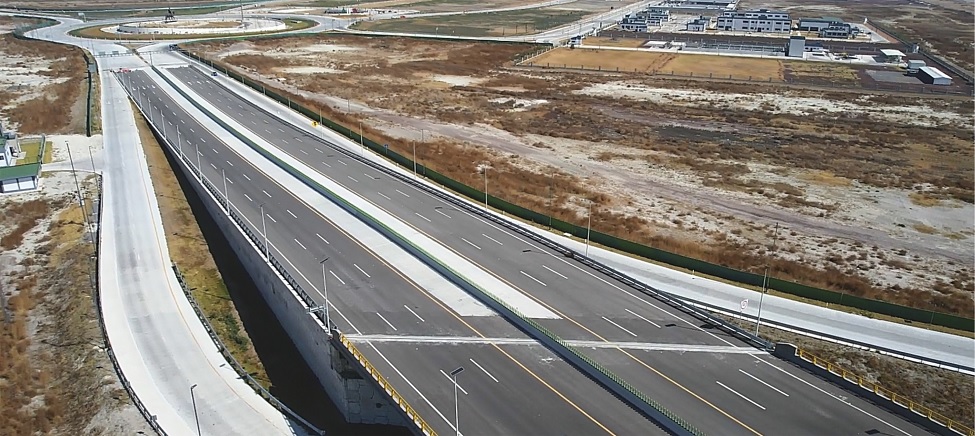 Entregan vialidad principal libre de cuota al Aeropuerto Internacional Felipe Ángeles