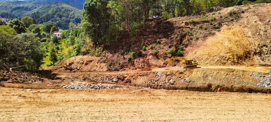 Supervisan tramo carretero Real del Monte-Entronque Huasca en Hidalgo