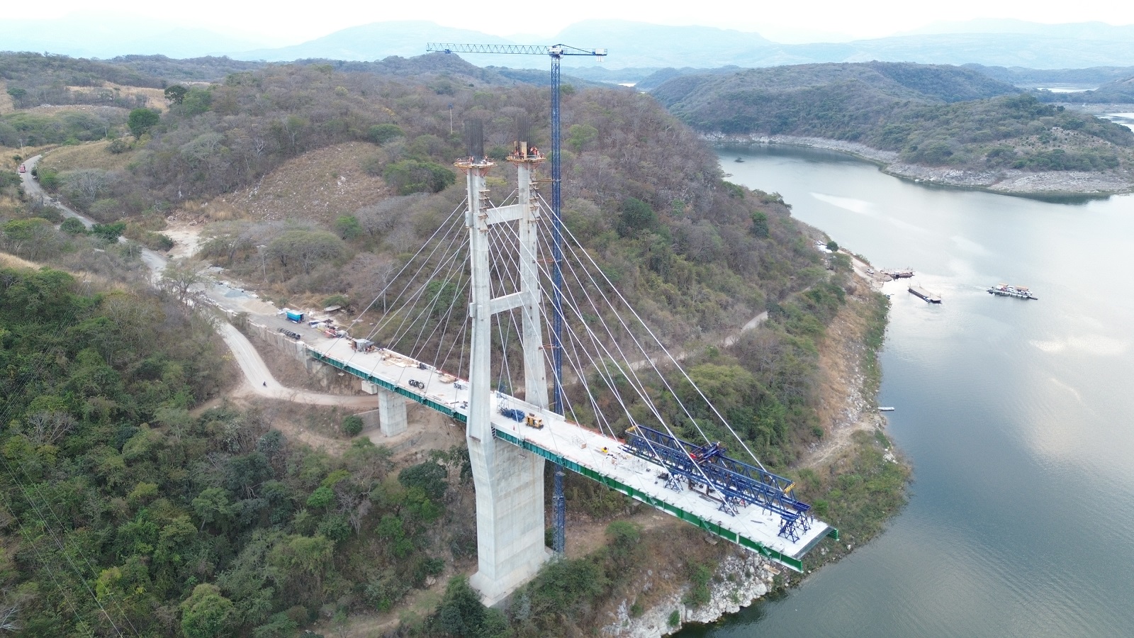 Avances de la construcción de los Puentes “La Concordia” y “Rizo de Oro” en Chiapas