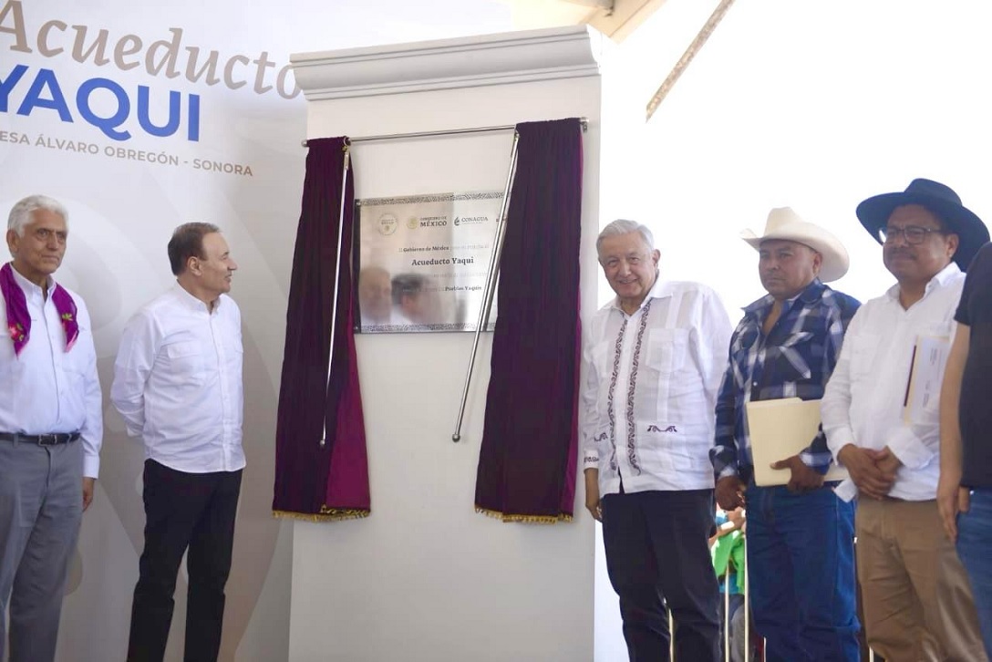 Entra en operación el Acueducto Yaqui en Sonora
