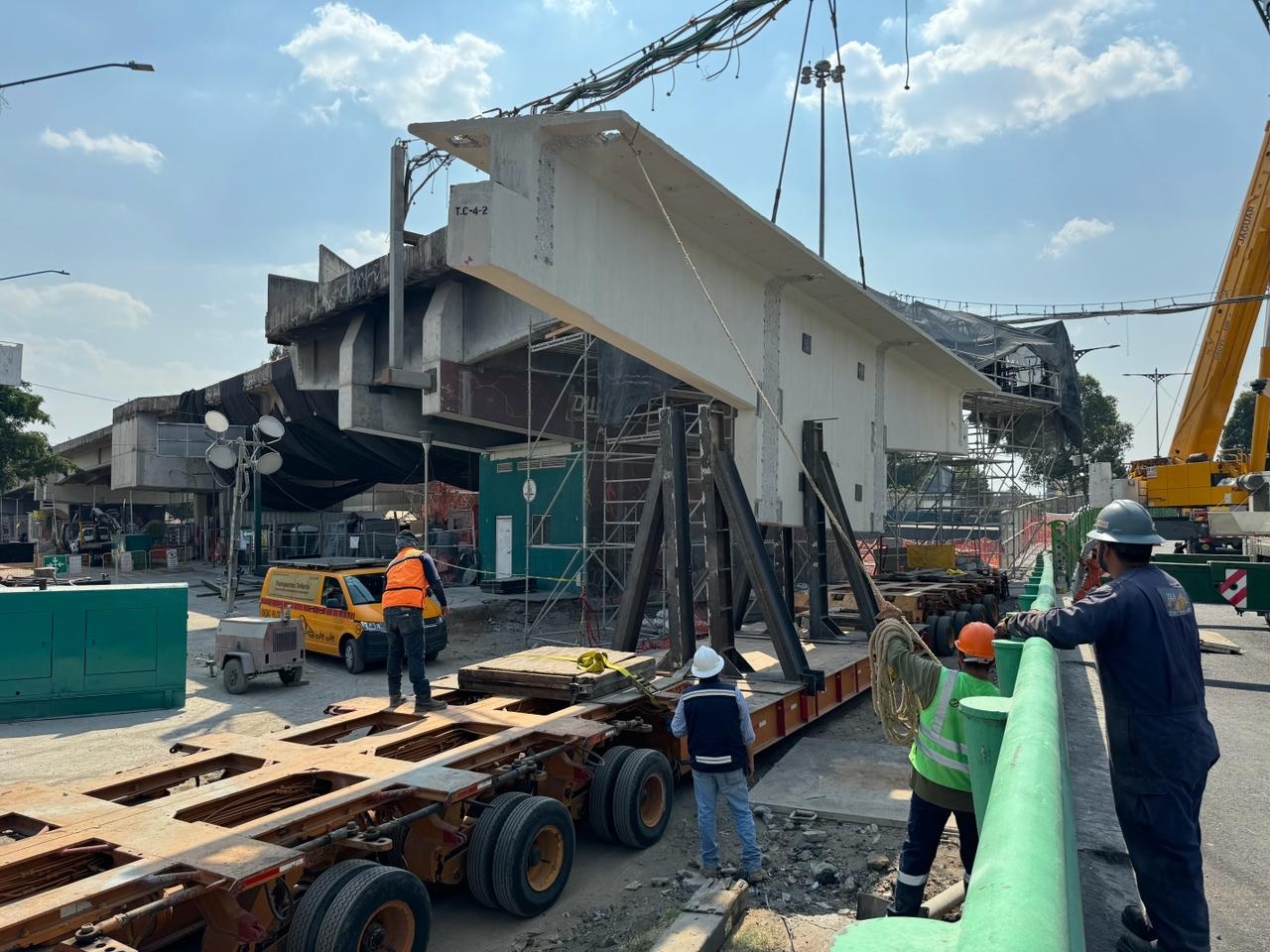 Avances de la renivelación de la Línea 9 del STC Metro