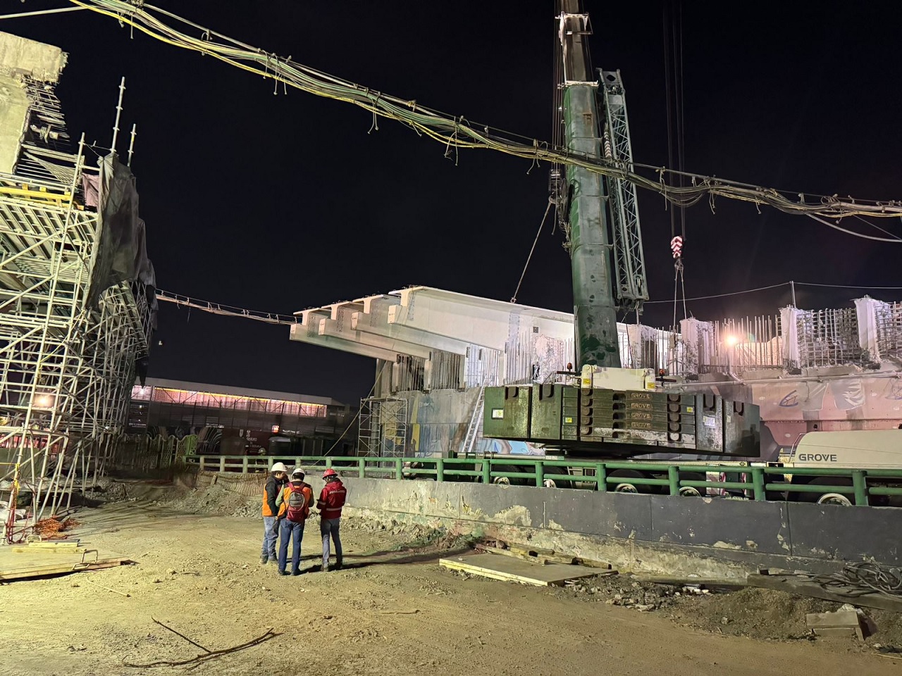 Avances de la renivelación de la Línea 9 del STC Metro