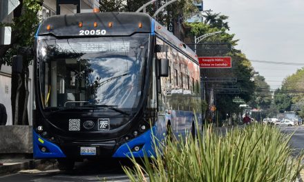 Avances del Trolebús Aztecas en la Ciudad de México