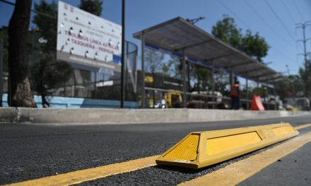 Presenta 93% de avance la construcción del Trolebús Avenida Aztecas en la Ciudad de México