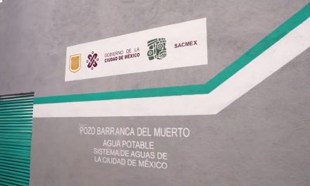 Pozo “Barranca del Muerto” beneficiará a más de 26 mil habitantes de la Ciudad de México