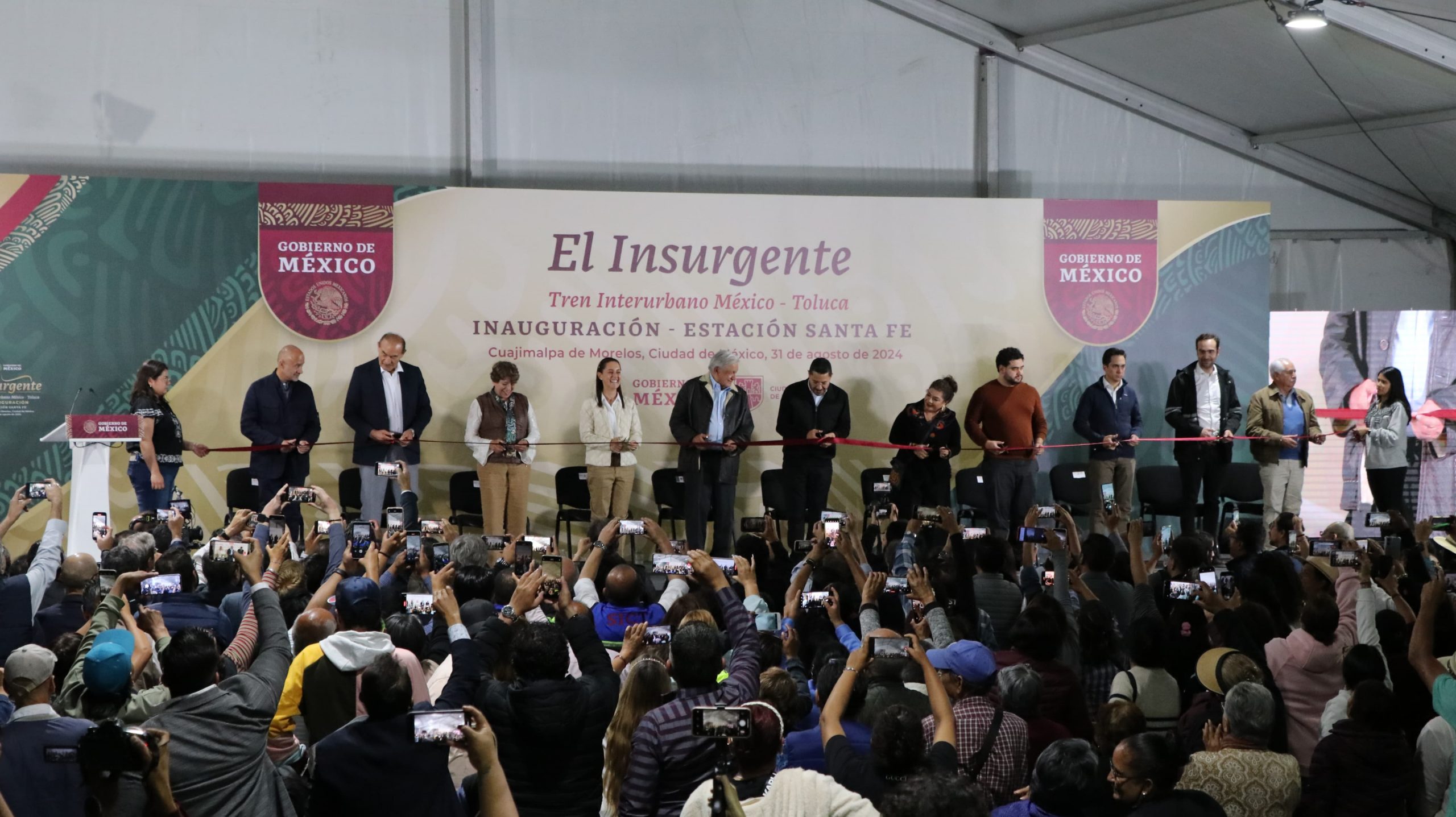 Después de dos sexenios, entregan segunda etapa del Tren Interurbano México-Toluca