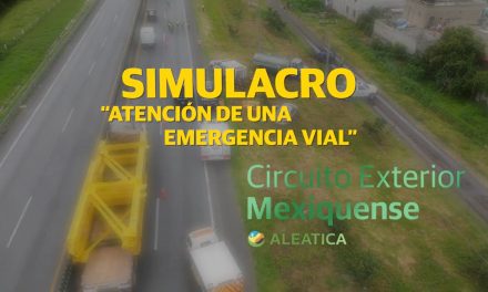 El Circuito Exterior Mexiquense realiza simulacro de emergencia vial para ofrecer caminos más seguros