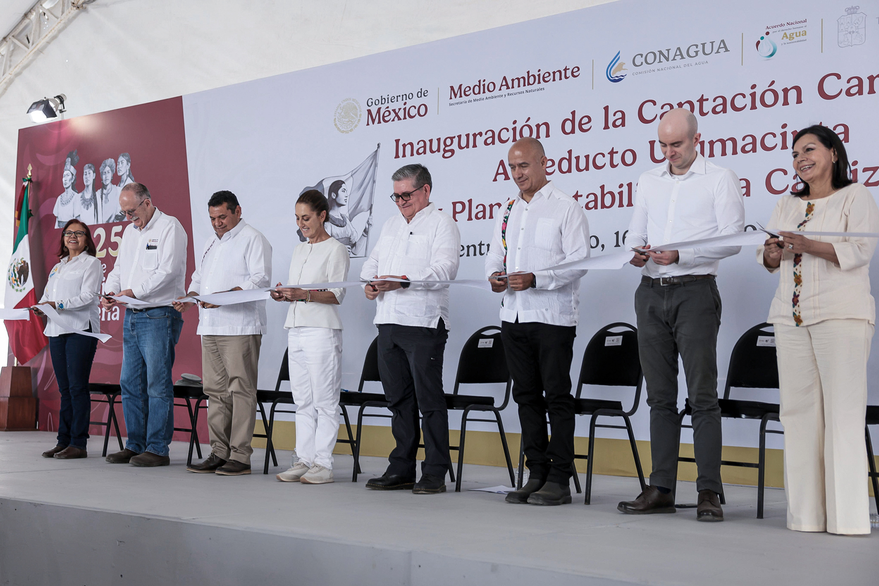 Claudia Sheinbaum inaugura Planta Potabilizadora Carrizal II en Tabasco