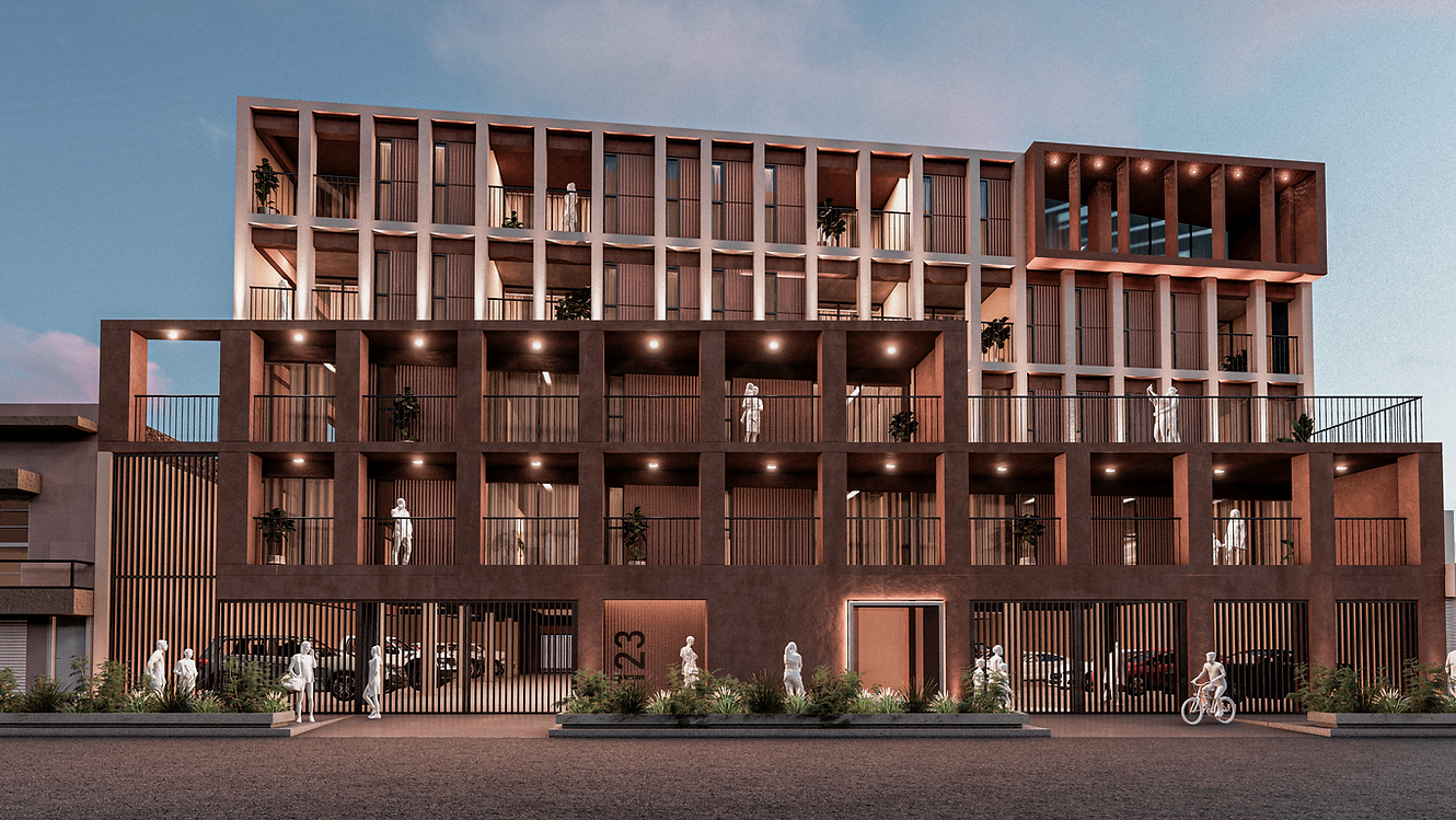 Primera piedra del proyecto inmobiliario Diana Tower de Grupo ABA en Aguascalientes