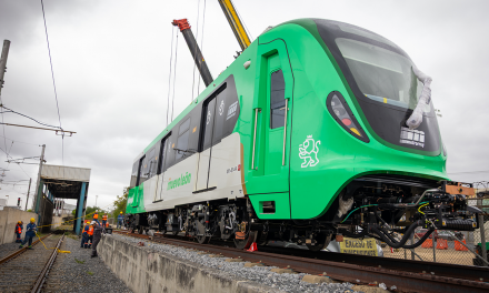 Llegan nuevos trenes para la Línea 1 del Metro de Monterrey