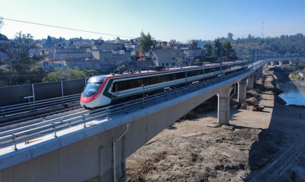 Tren “El Insurgente” por concluir pruebas operativas, en tramo Santa Fe-Observatorio